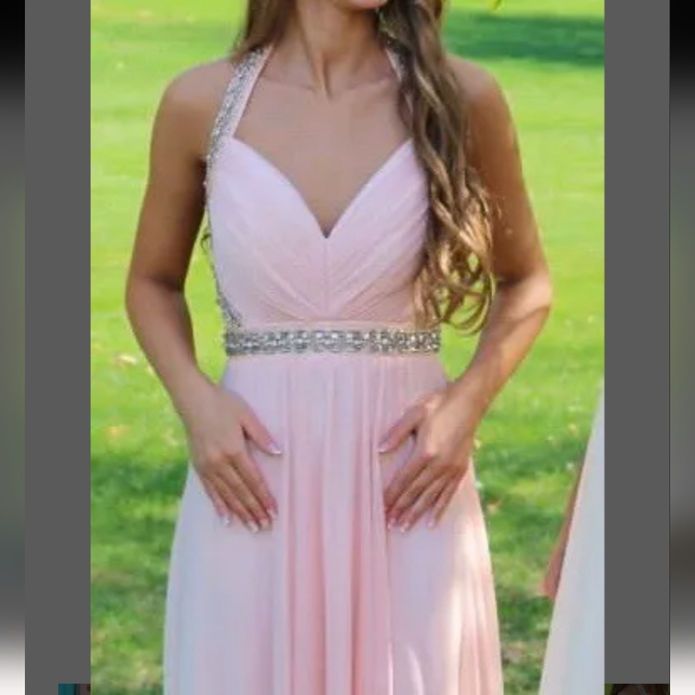 Sequin Hearts Beaded Gown